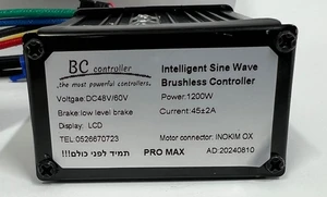 בקר לאופניים וקורקינט 48V/60V 1200W