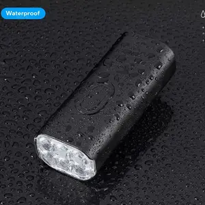 פנס קדמי לאופניים עוצמתי 2000 לומן עם סוללה נטענת USB עמיד למים IPX6 דגם F2